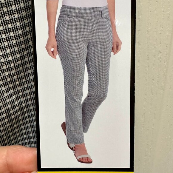 New Hilary Radley Pant Women's Size S Tummy Control Panel Mid Rise Stretch Ankle - Picture 13 of 15